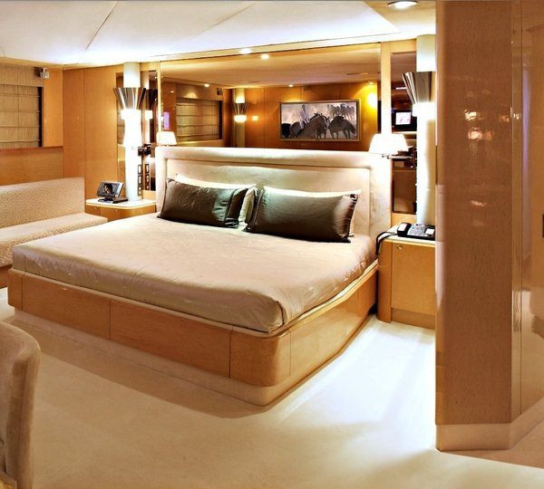 Guest's Cabin On Board Yacht LADY A