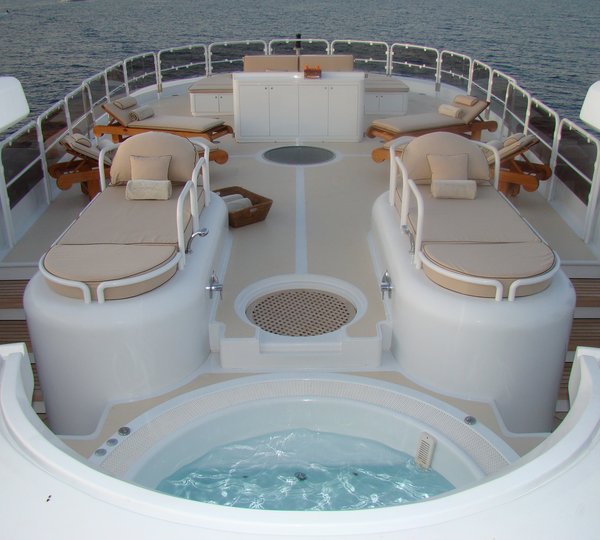 Jacuzzi Pool On Board Yacht LADY A