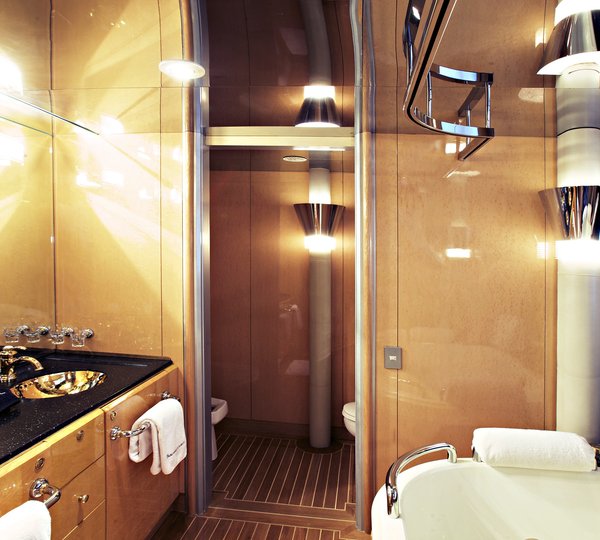 Personal Bath On Yacht LADY A