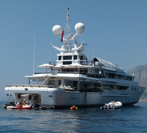 Aft Aspect On Yacht LADY A