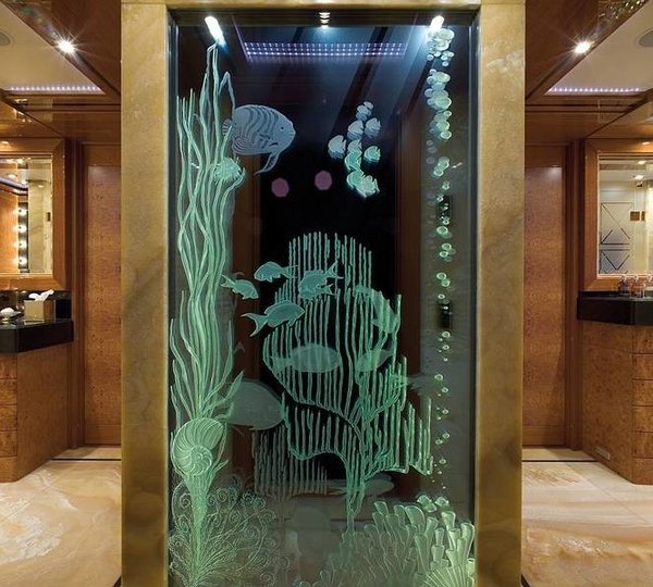 Showering Area Aboard Yacht LADY SHERIDAN