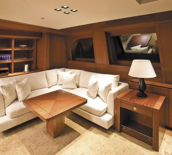 Deck House Saloon On Yacht ETHEREAL