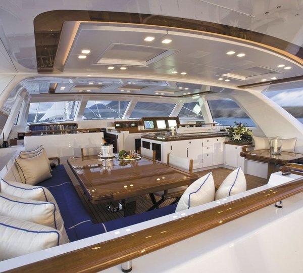Eating/dining Nook On Board Yacht ETHEREAL