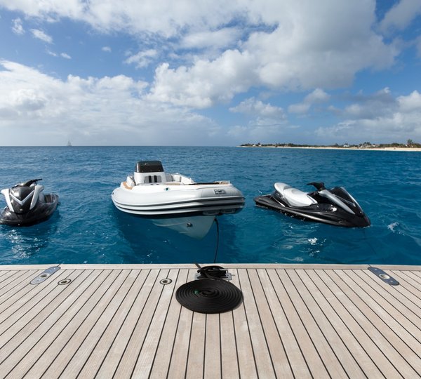 Swimming Landing Aboard Yacht IDOL