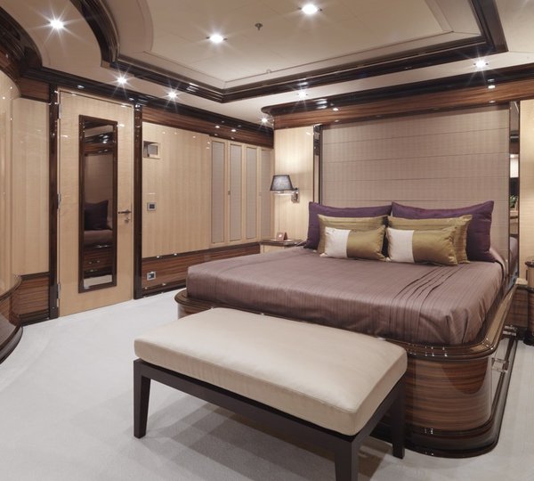 First Double Sized Cabin On Board Yacht MEAMINA