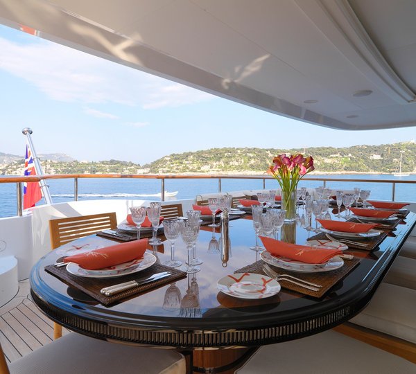 Al Fresco On Yacht MEAMINA