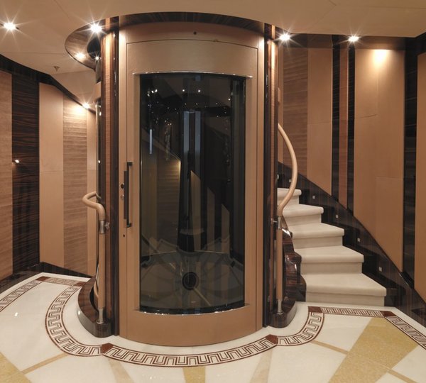 Elevator Aboard Yacht MEAMINA