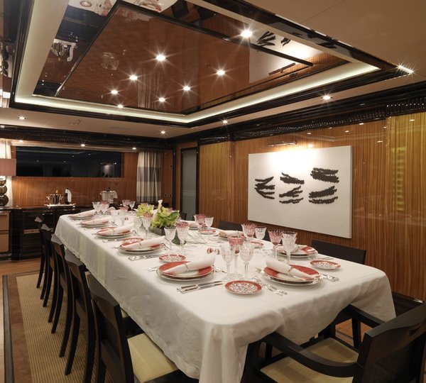 Furniture Set On Board Yacht MEAMINA