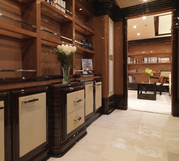 Hall Aboard Yacht MEAMINA