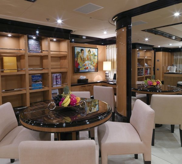 Lounging On Board Yacht MEAMINA