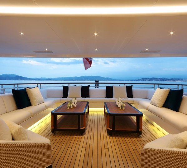 main deck aft seating and relaxation area