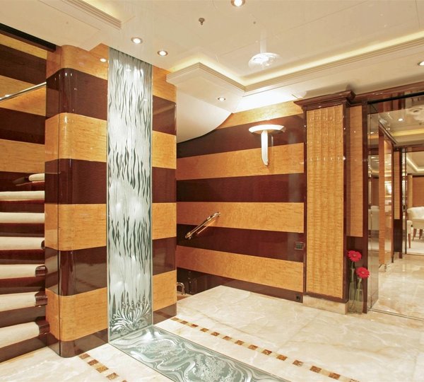 Grand Lobby On Board Yacht LUCKY LADY