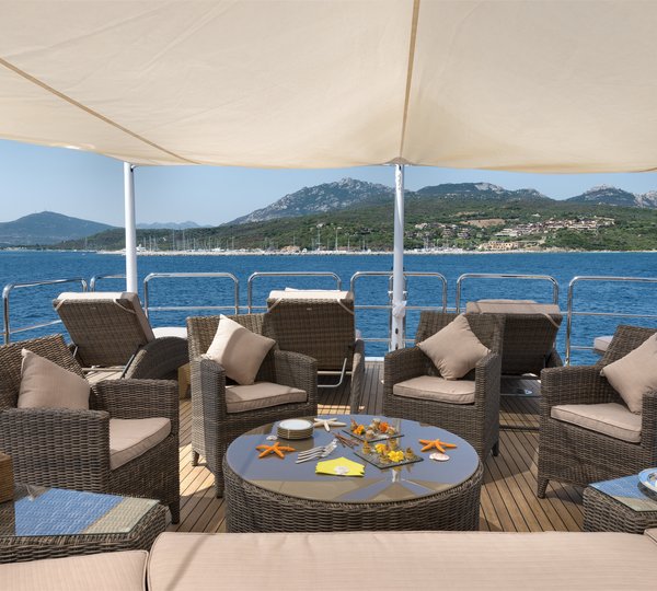 sun deck aft lounging area