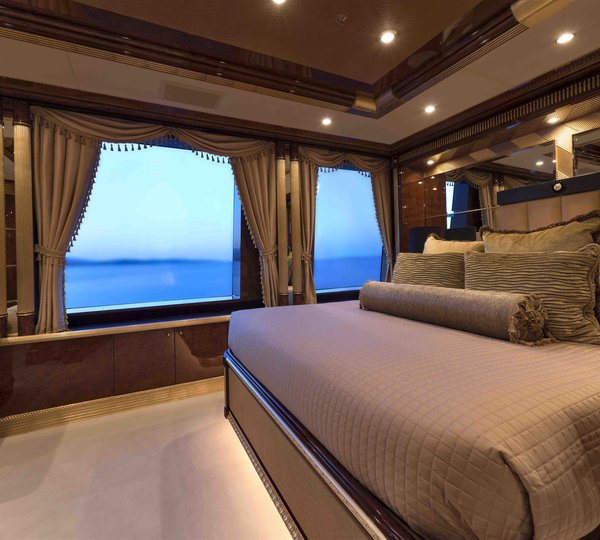 VIP stateroom with fabulous windows and views