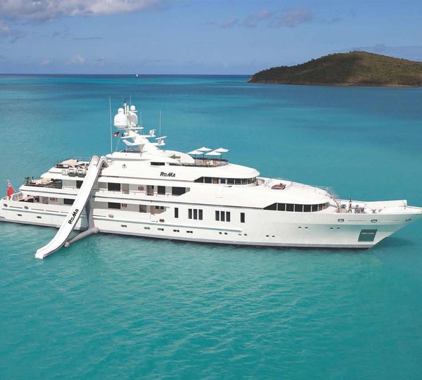 Water Slide Aboard Yacht ROMA