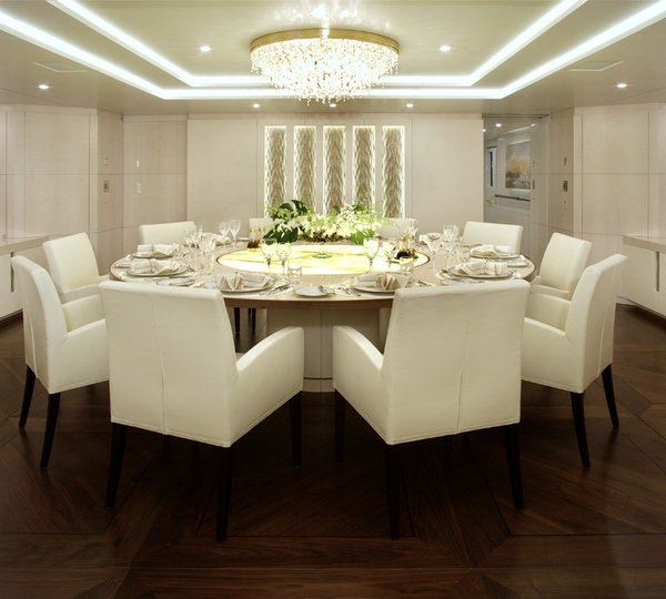 Eating/dining Aboard Yacht ROMA