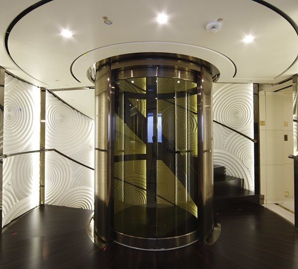 Elevator Aboard Yacht ROMA