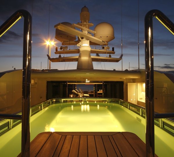 Evening: Yacht ROMA's Swimming Pool Image