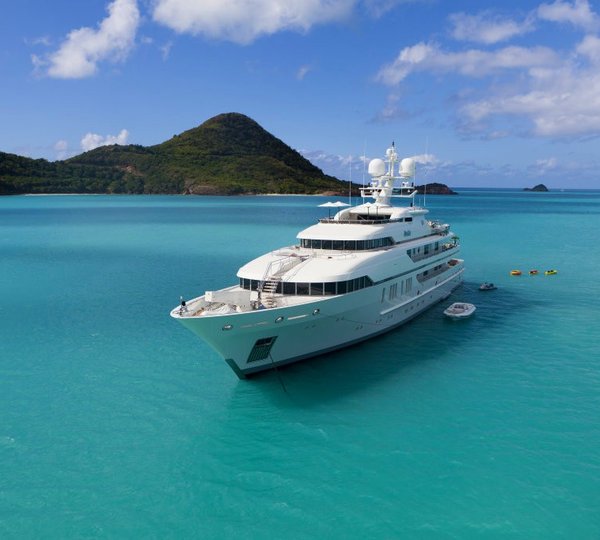 Water Toys: Yacht ROMA's Anchorage Photograph