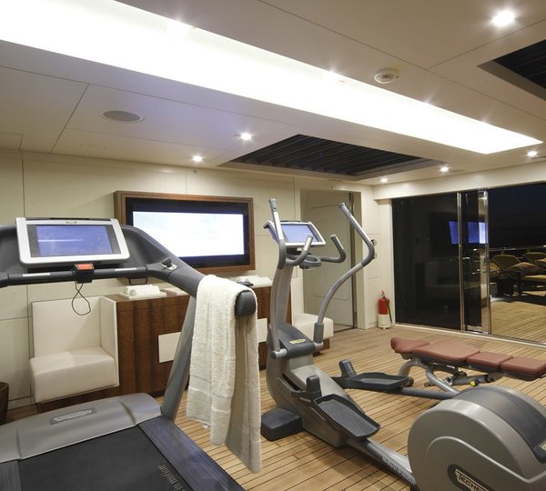 Gym Aboard Yacht ROMA