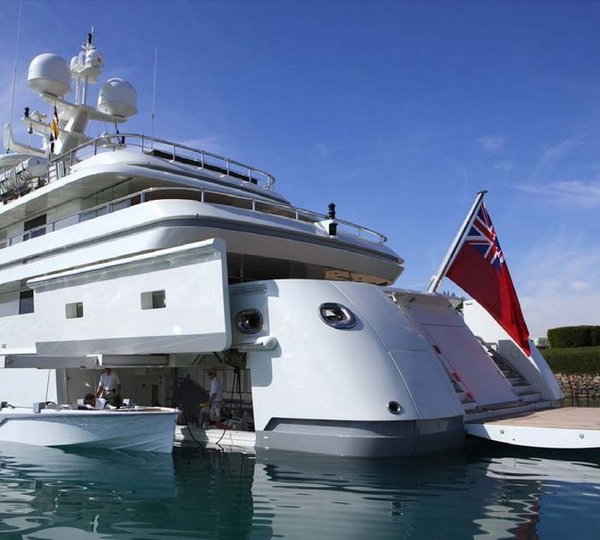 Ship's Tender Launch Aboard Yacht ROMA