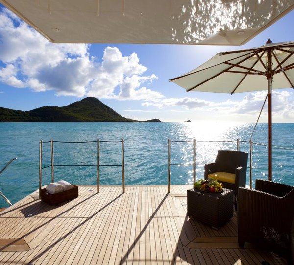 Balcony / Terrace Aboard Yacht ROMA