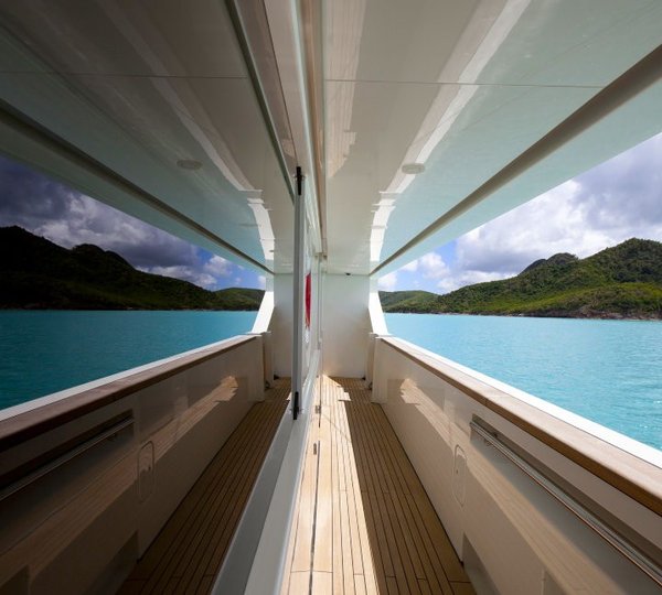 Balcony Aboard Yacht ROMA