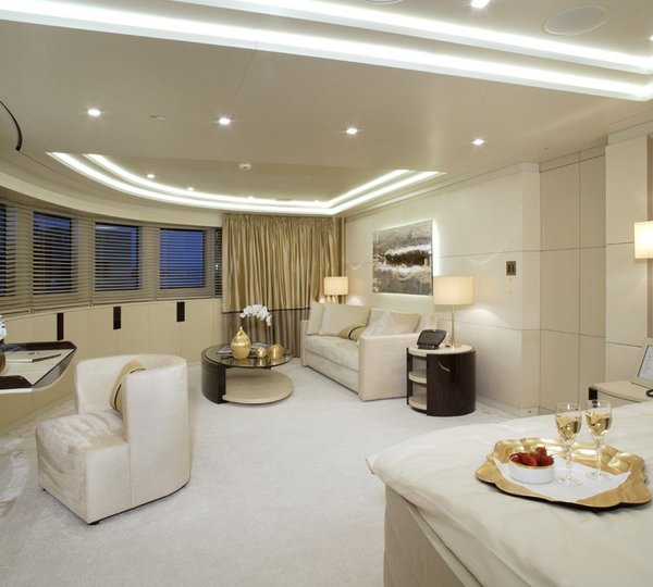 Main Master Cabin Aboard Yacht ROMA