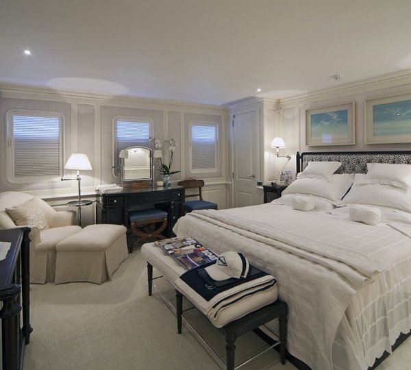 Guest's Cabin On Board Yacht VIRGINIAN