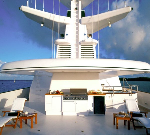 Deck Aspect On Board Yacht VIRGINIAN