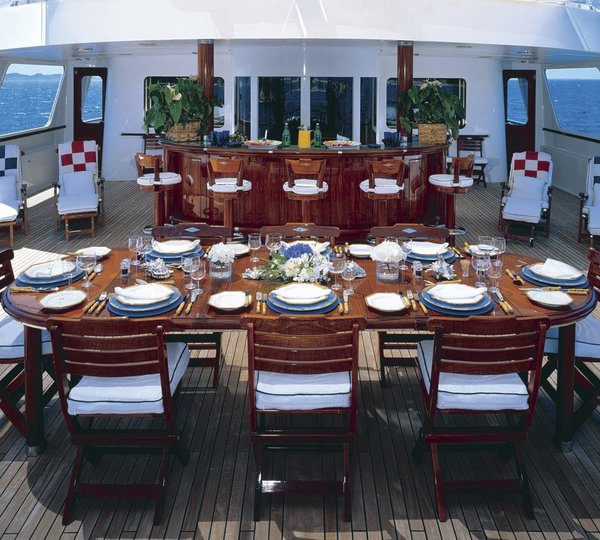 exterior dining area