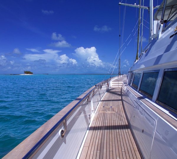 Balcony On Board Yacht SPIRIT OF THE C'S