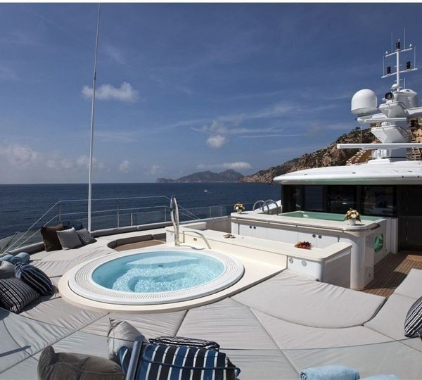 Fore: Yacht INFINITE SHADES's Sun Deck Photograph