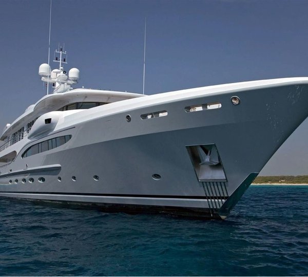 Ship's Bow Aboard Yacht INFINITE SHADES