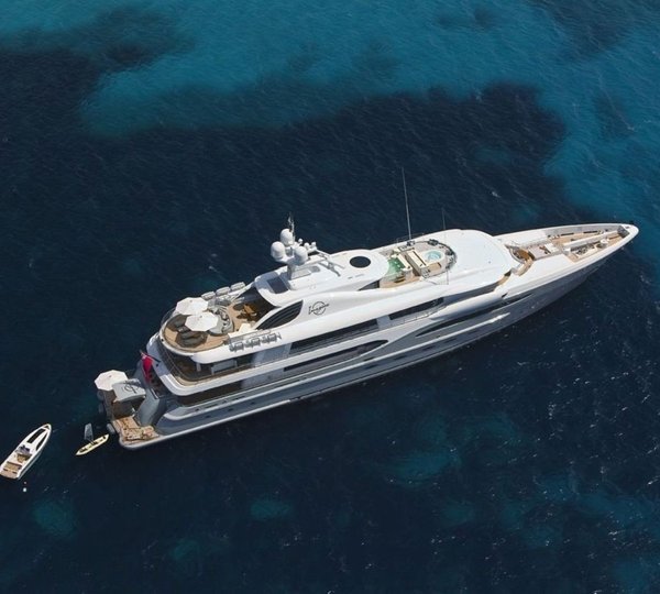 From Above Aspect On Board Yacht INFINITE SHADES