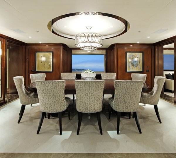 Profile: Yacht SEANNA's Eating/dining Pictured