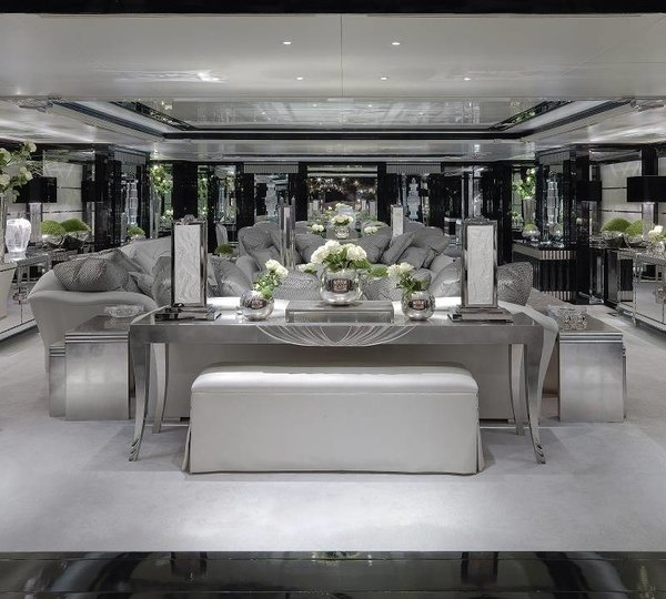 Inside Sitting Aboard Yacht SILVER ANGEL