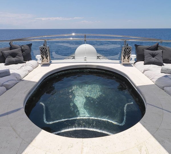 Swimming Pool On Board Yacht SILVER ANGEL