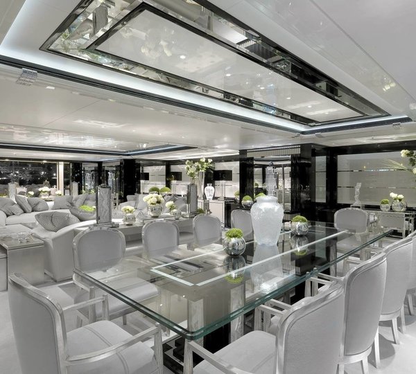 Inside Eating/dining On Board Yacht SILVER ANGEL