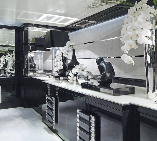 Sculpture: Yacht SILVER ANGEL's Bridgedeck Deck Close Up Photograph