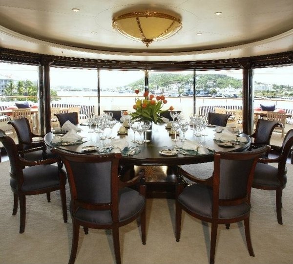 Formal Eating/dining On Board Yacht FREEDOM