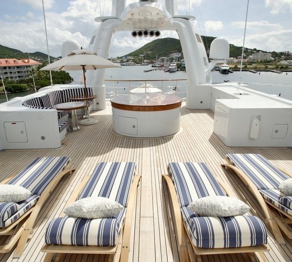 Top Sun Deck On Yacht FREEDOM