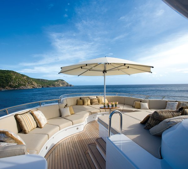 External Deck On Board Yacht UTOPIA