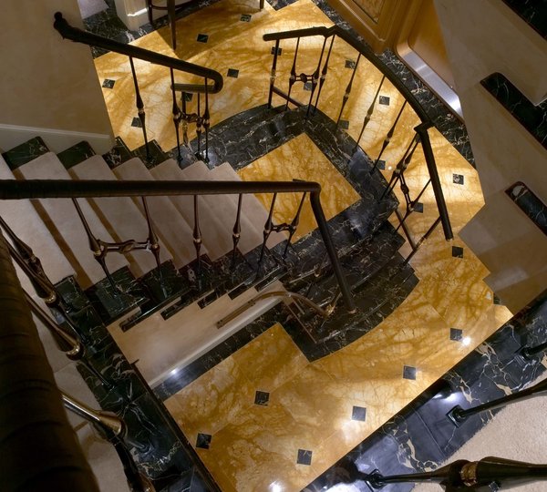 Stairway On Yacht UTOPIA