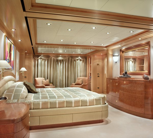 Berth: Yacht LAUREL's Main Master Cabin Pictured