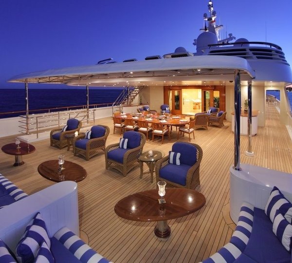 Sun Deck On Yacht LAUREL