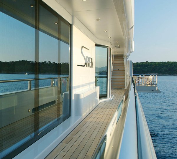 Balcony Aboard Yacht SIREN