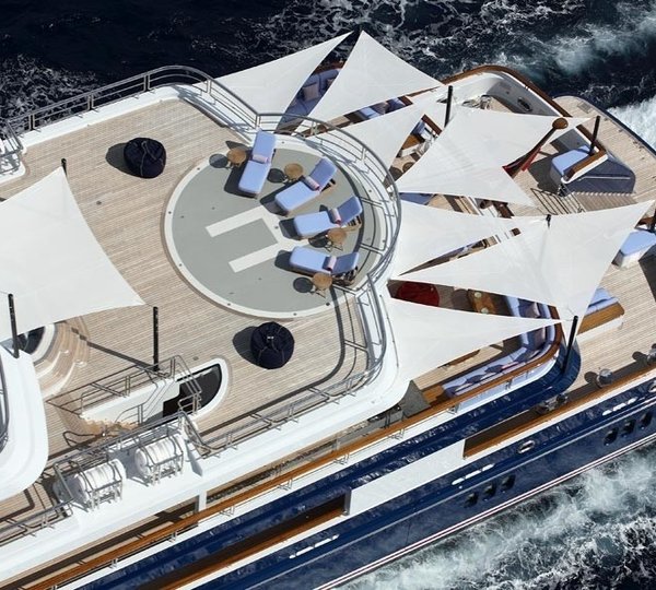 aerial view of the decks