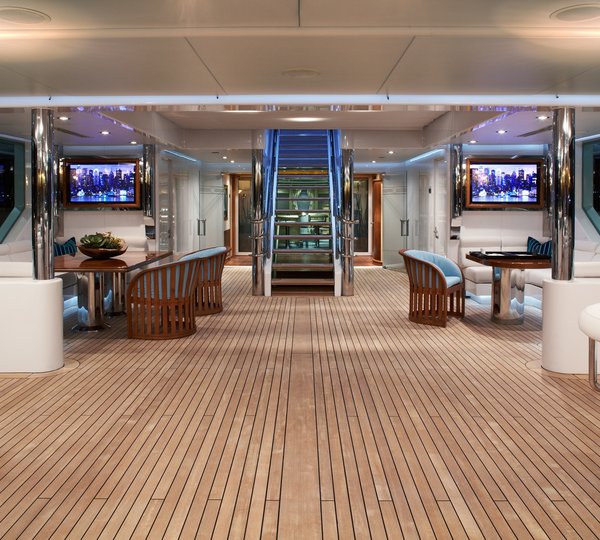Deck Aboard Yacht PEGASUS VIII