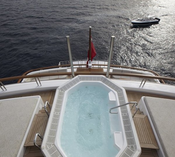 Swimming Pool On Board Yacht PEGASUS VIII